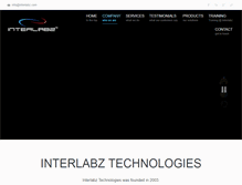 Tablet Screenshot of interlabz.com